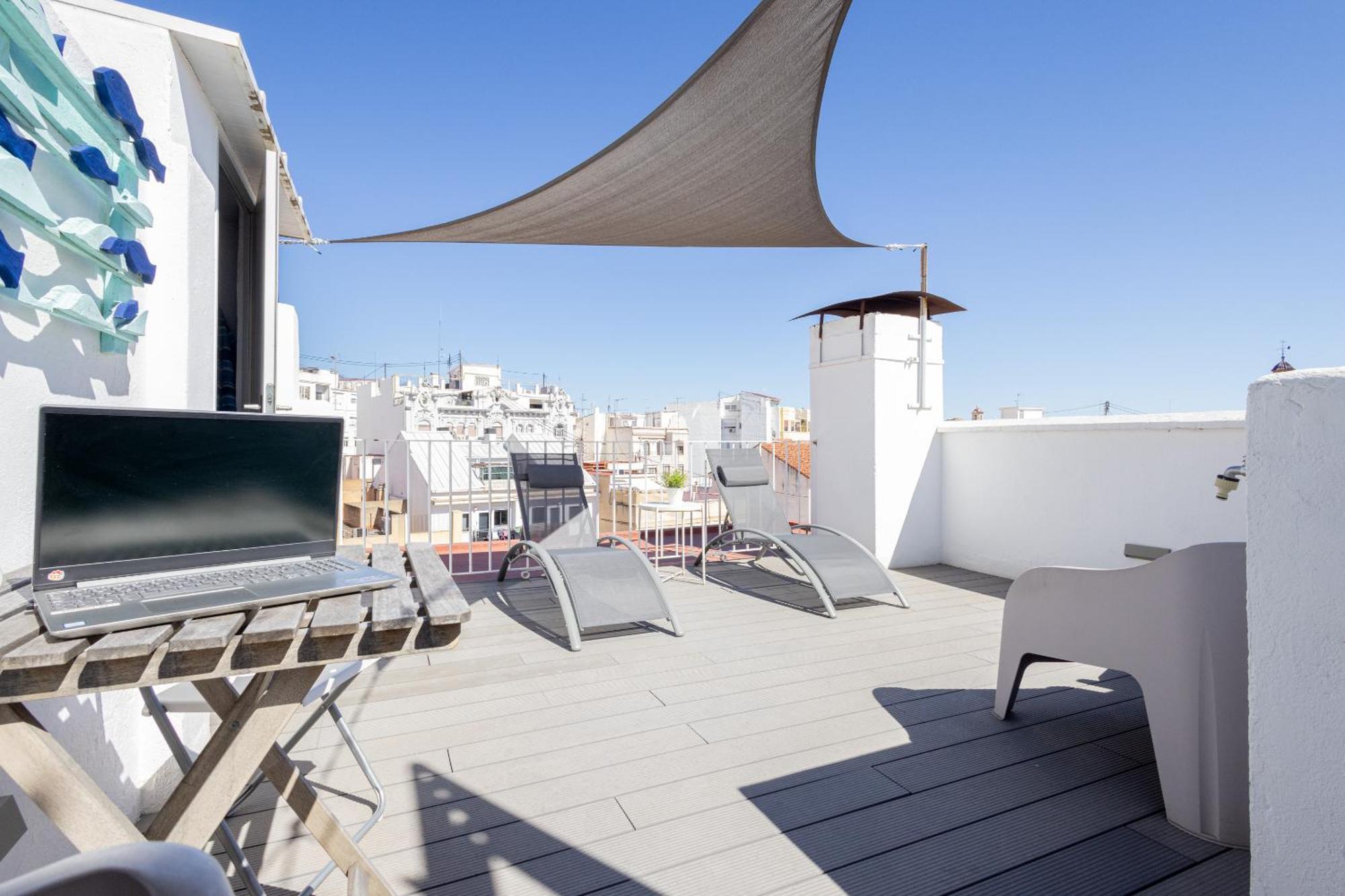 Florit Flats - Atico Oasis De Ruzafa Apartment Valencia Exterior photo